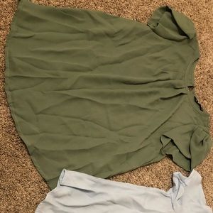 Green dress shirt
